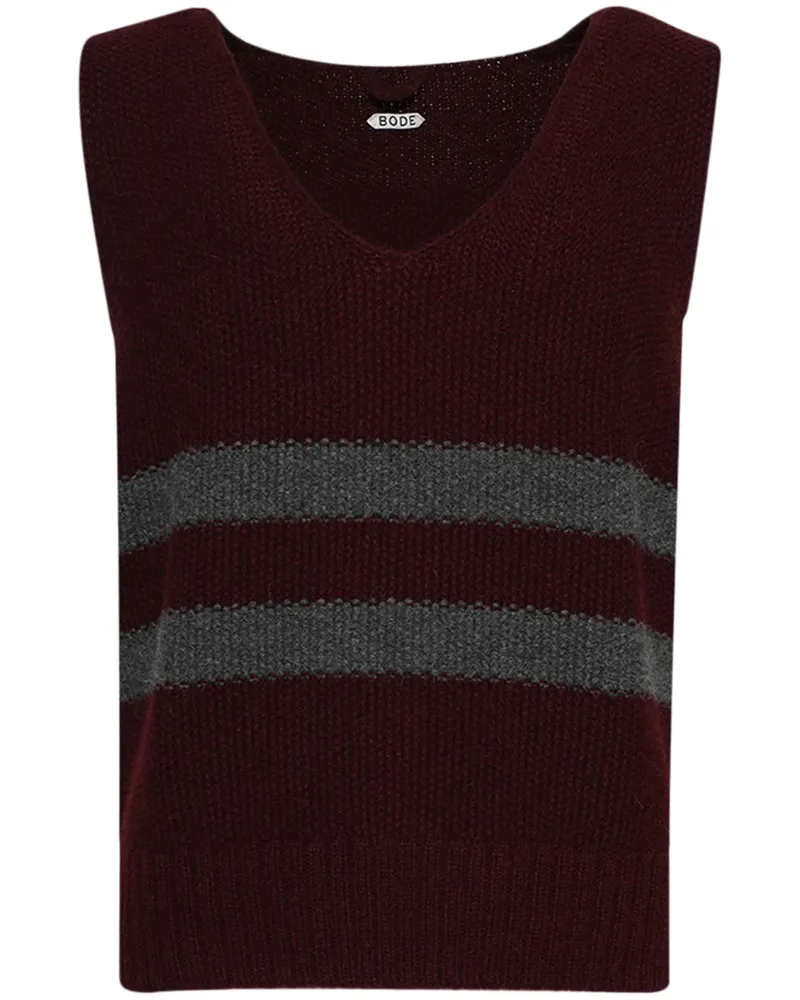 BODE Gestreiftes Top - Rot Rot