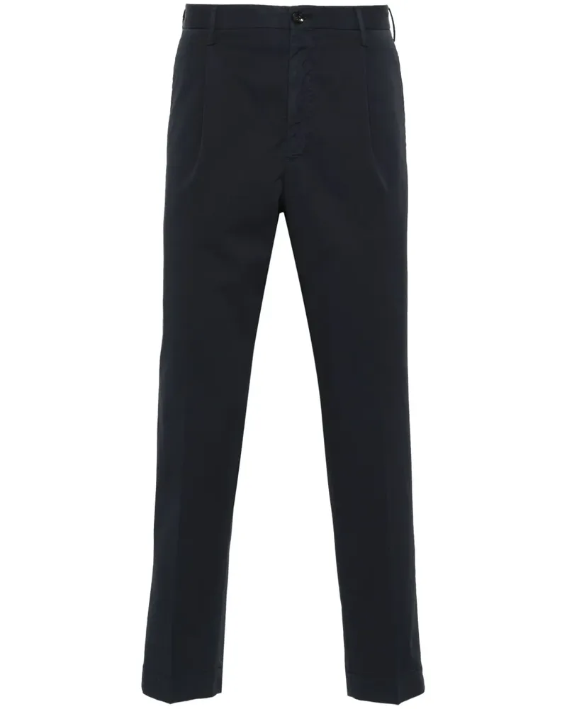 Incotex Hose mit Tapered-Bein - Blau Blau