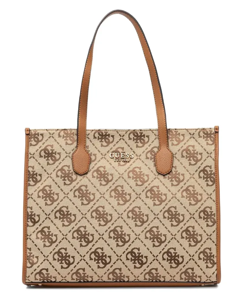 Guess Shopper mit Monogramm - Nude Nude