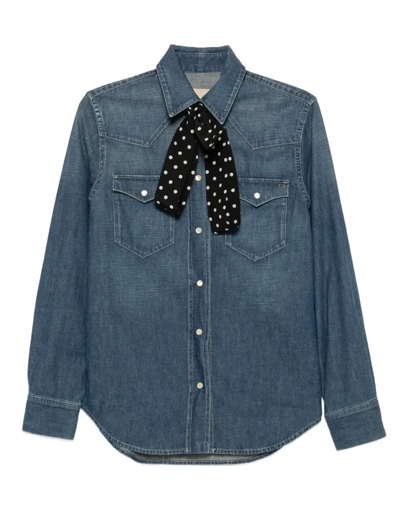 Valentino Garavani Hemd mit VLogo - Blau Blau
