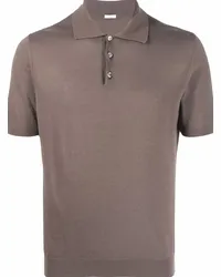 Malo Kurzärmeliges Poloshirt Braun