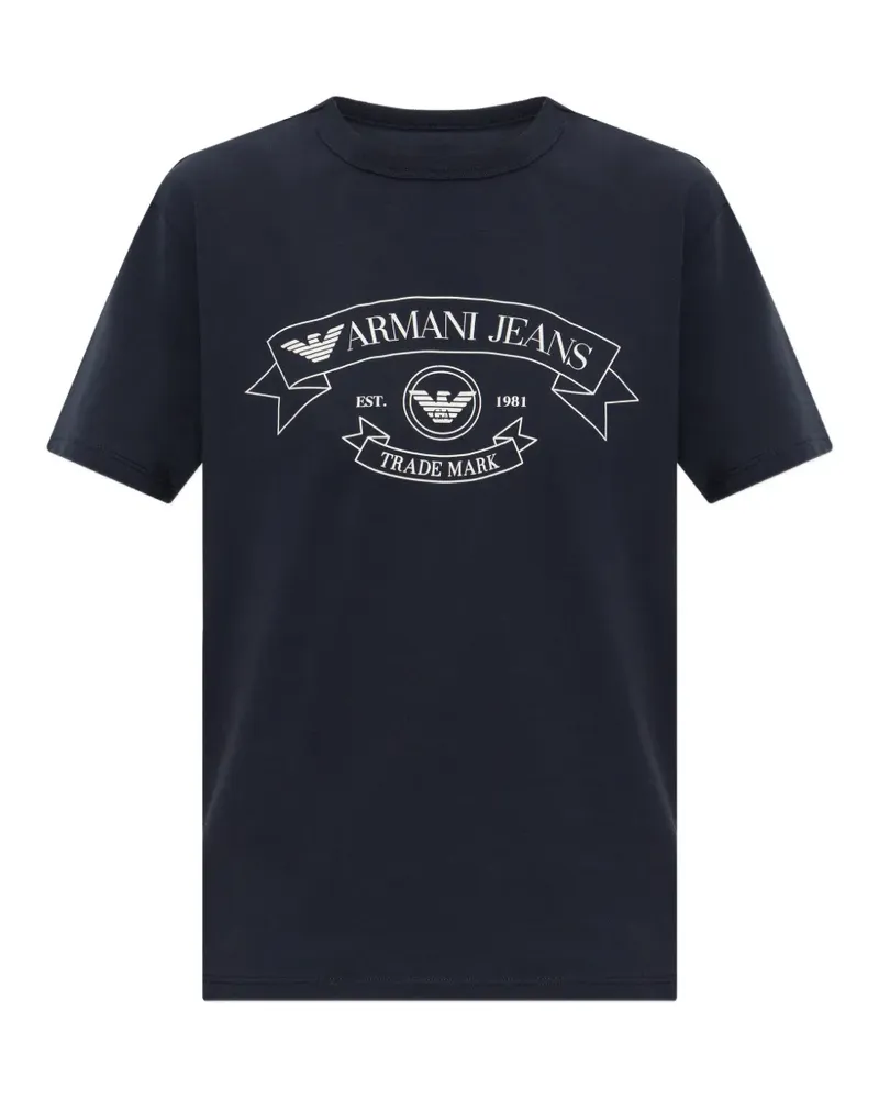 Emporio Armani logo T-shirt - Blau Blau