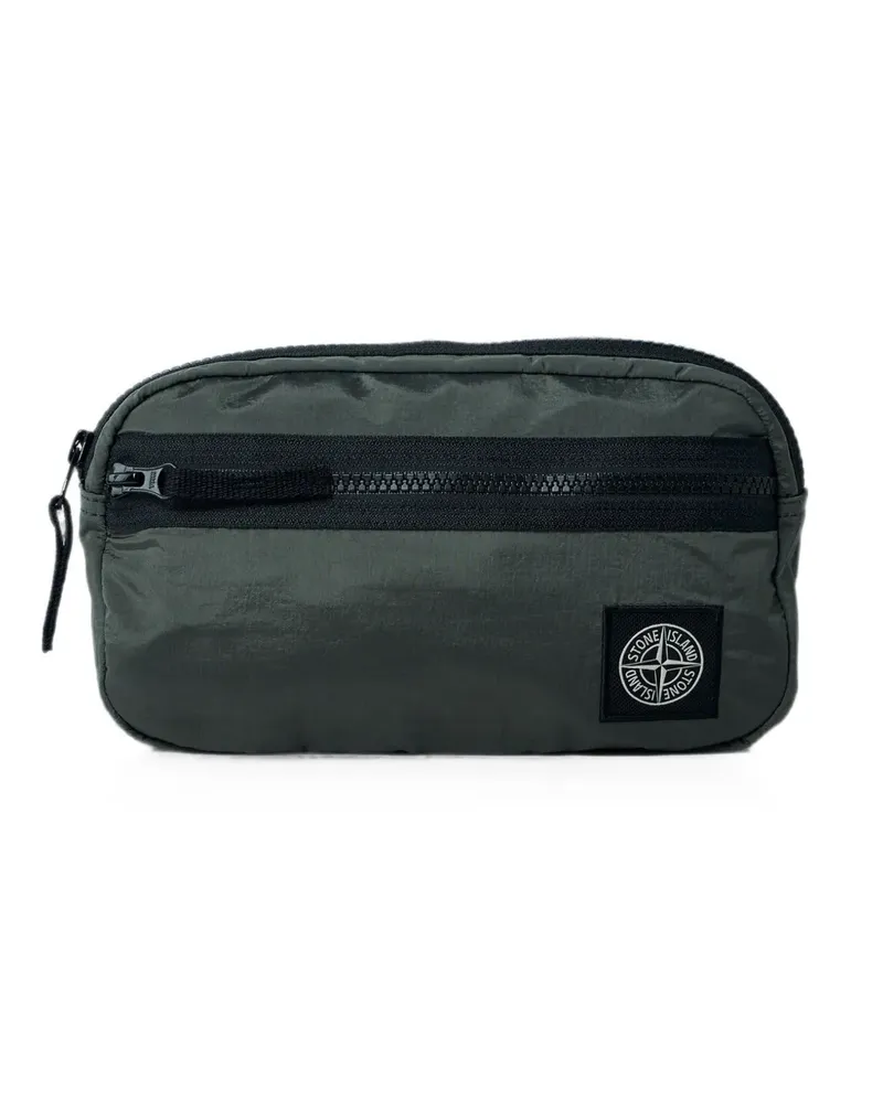 Stone Island Gürteltasche mit Logo-Patch - Grün Grün