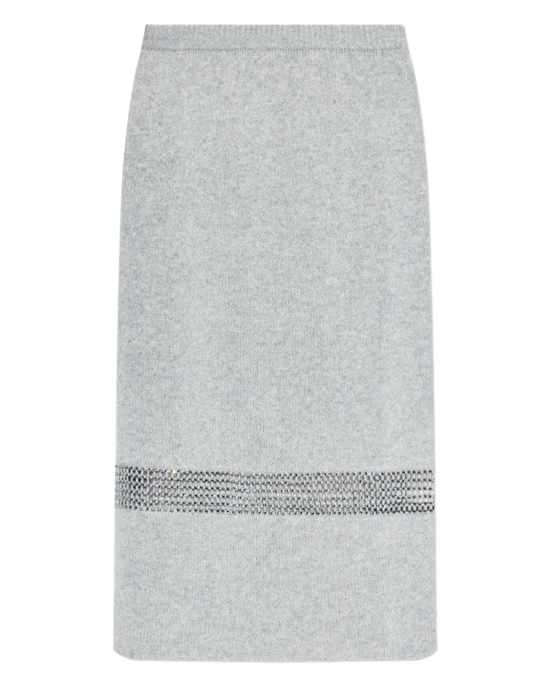 Fabiana Filippi sequins-embellished pencil midi skirt - Grau Grau