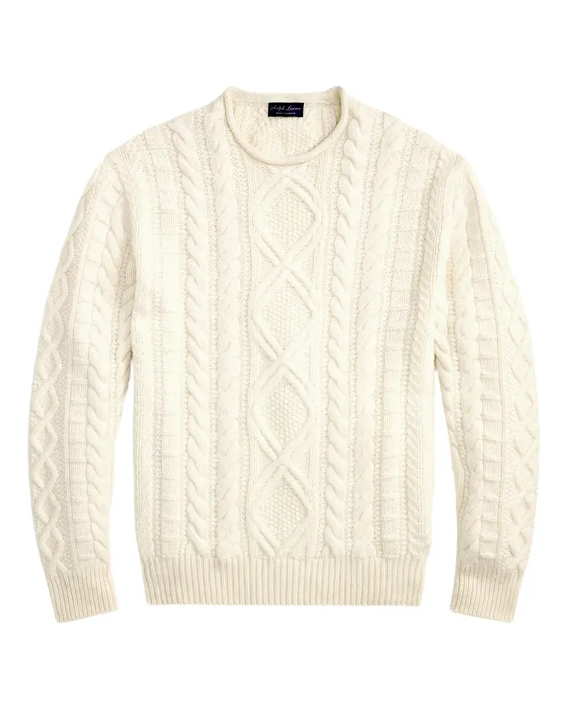 Ralph Lauren Aran Strickpullover - Nude Nude