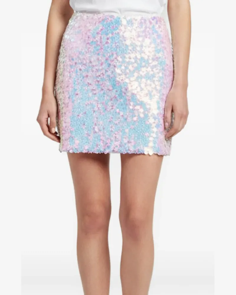 Maje Jirene sequin-embellished mini skirt - Rosa Rosa