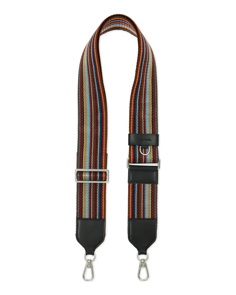 Paul Smith Signature Stripe shoulder strap - Schwarz Schwarz