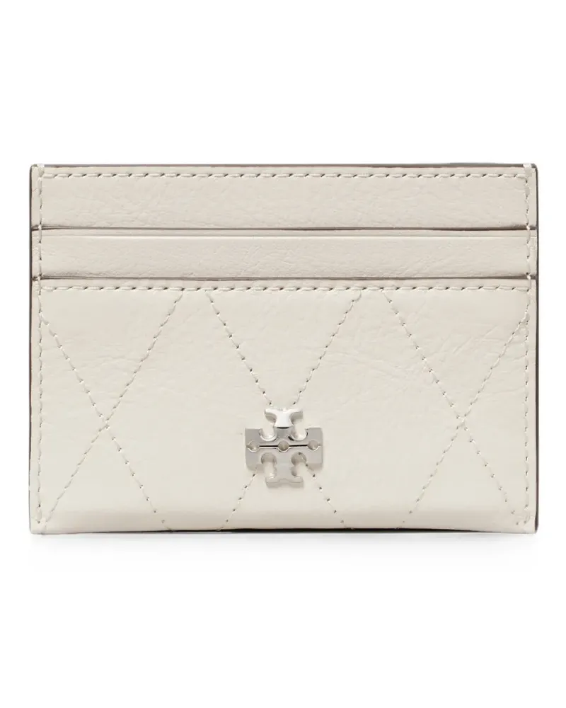 Tory Burch Charlie quilted card case - Weiß Weiß