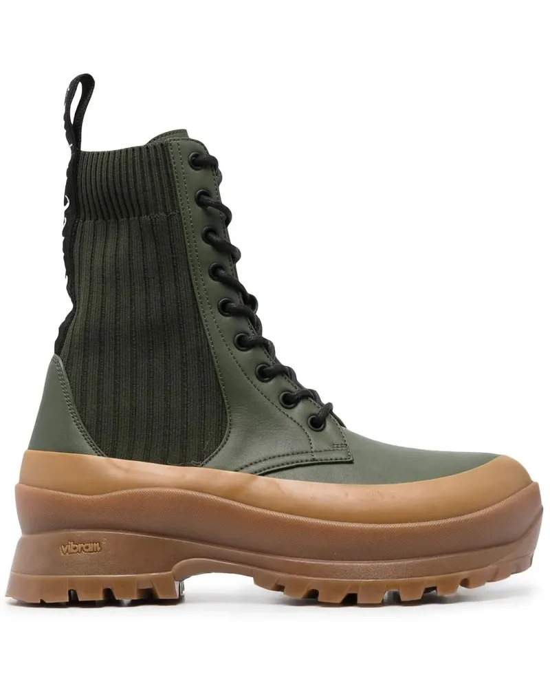 Stella McCartney Klassische Schnürstiefel - Grün Grün