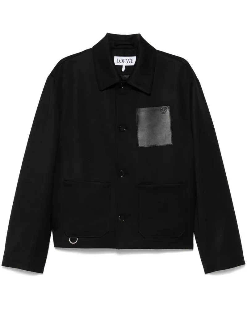 Loewe Workwear Hemdjacke - Schwarz Schwarz
