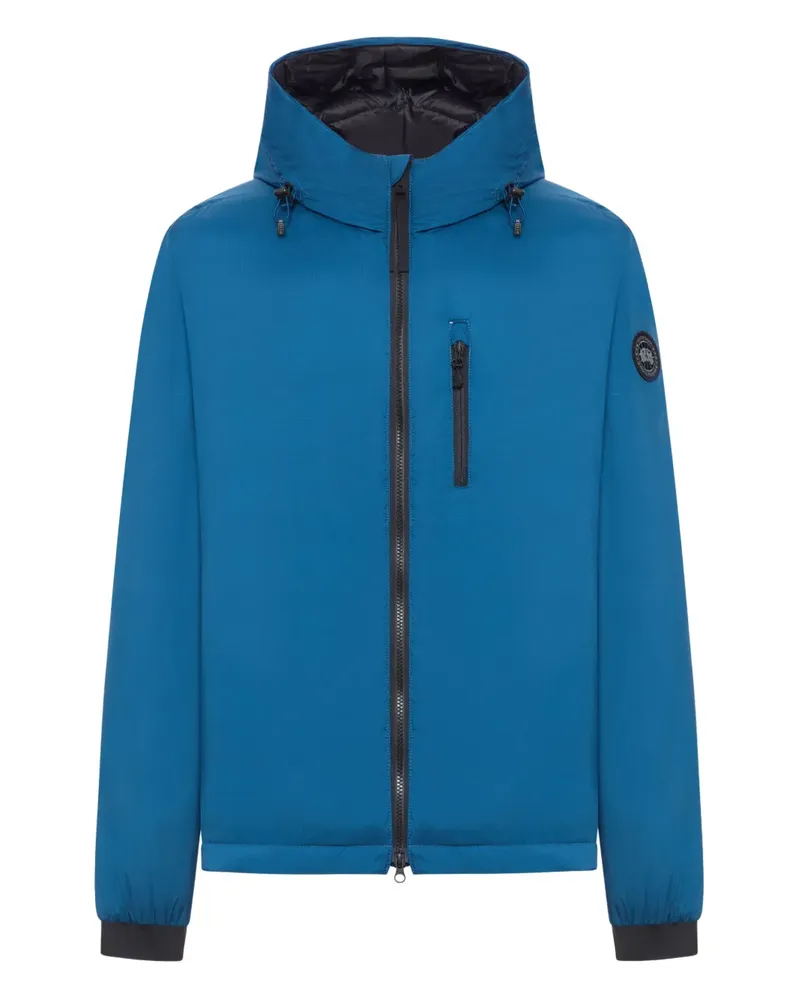 Canada Goose Gefütterte Jacke mit Logo-Patch - Blau Blau