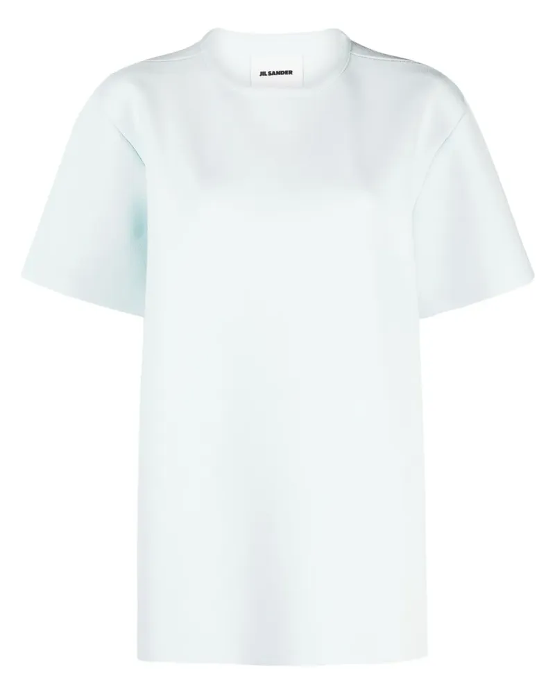 Jil Sander T-Shirt mit rundem Ausschnitt - Blau Blau