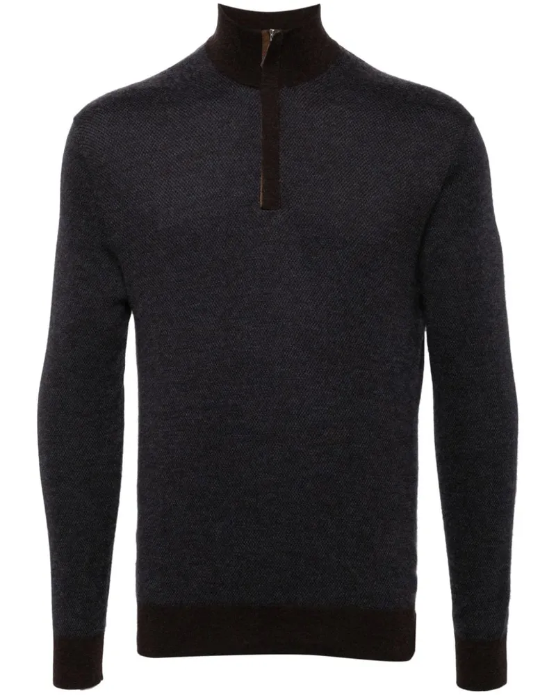 N.Peal Regent Pullover - Grau Grau