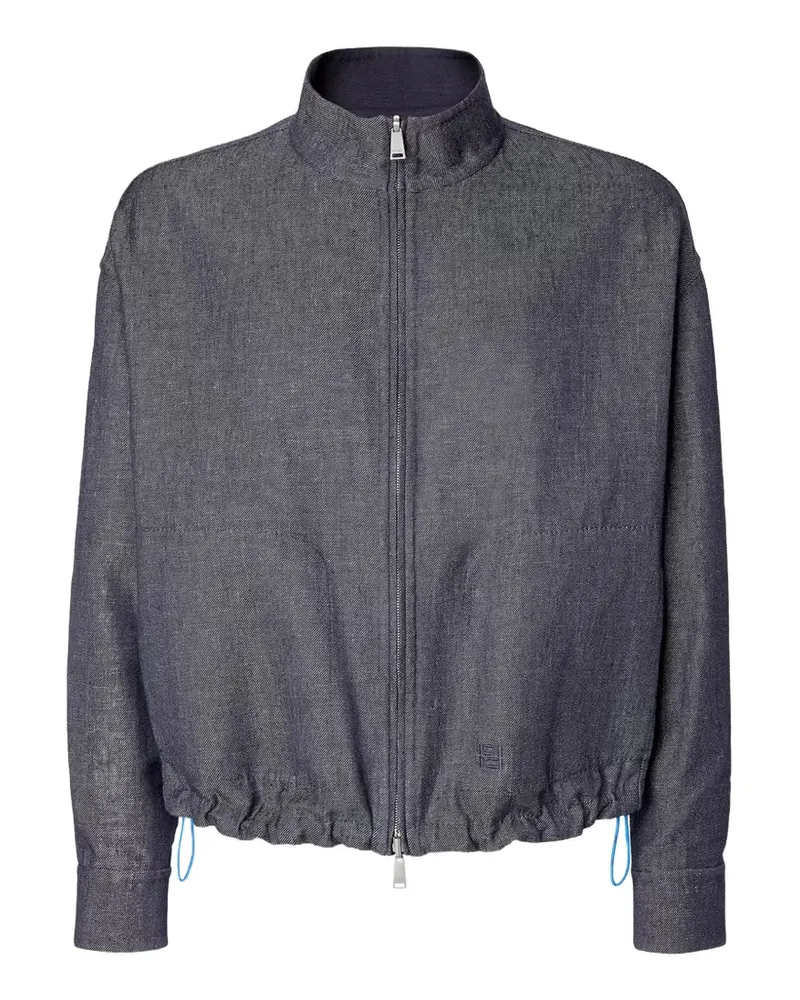 Fendi reversible zip-up jacket - Blau Blau