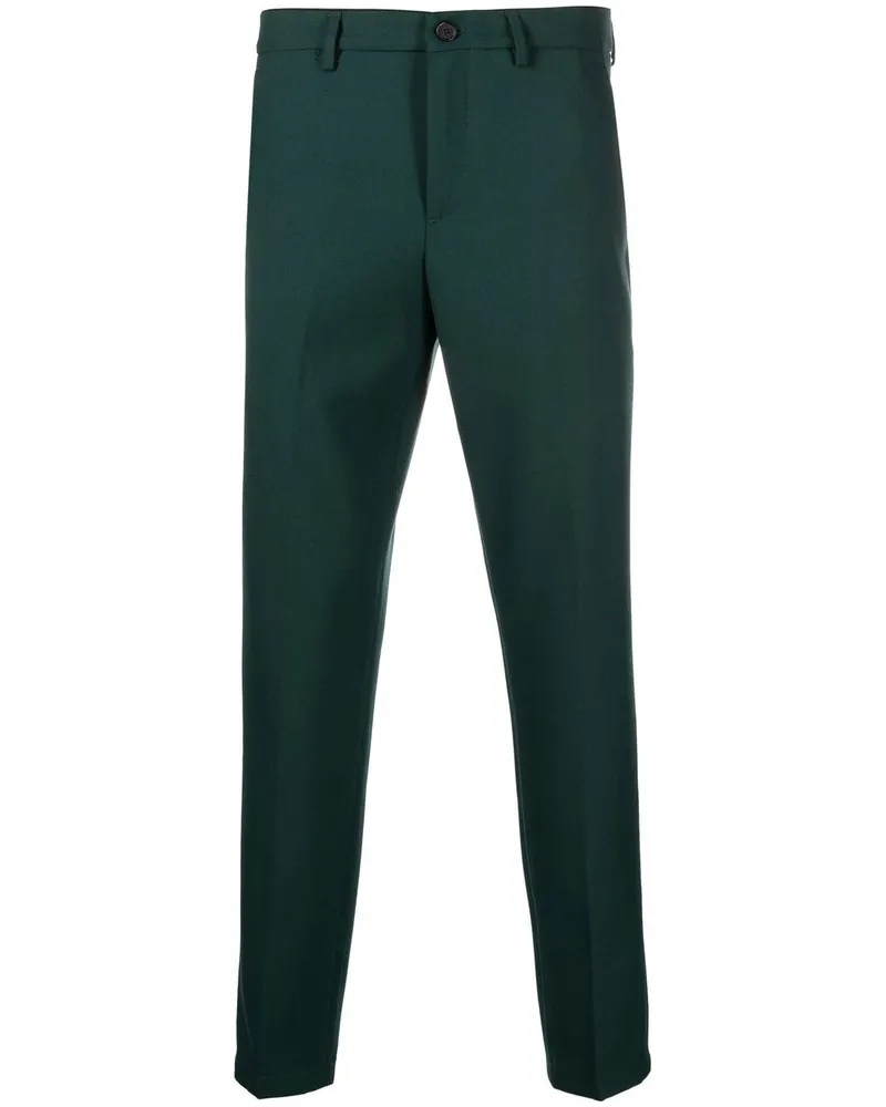 Department 5 Klassische Hose mit Logo-Patch - Grün Grün