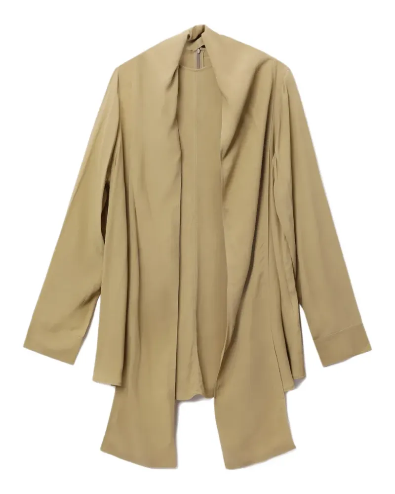 Totême Bluse mit drapiertem Schal - Nude Nude
