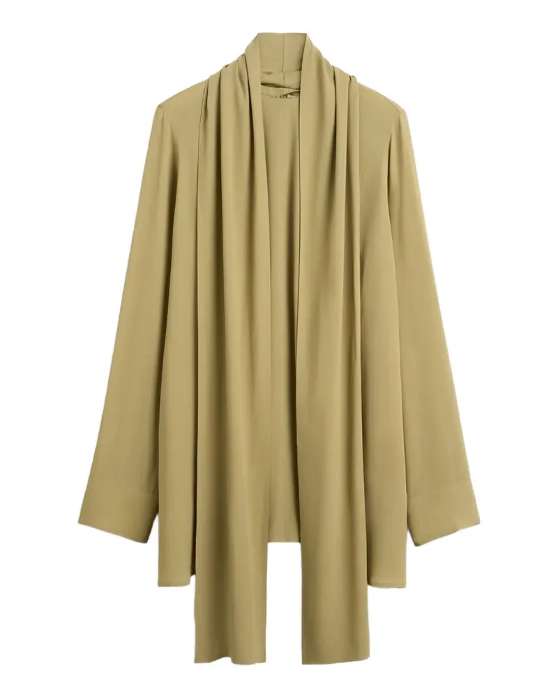 Totême Bluse mit drapiertem Schal - Nude Nude