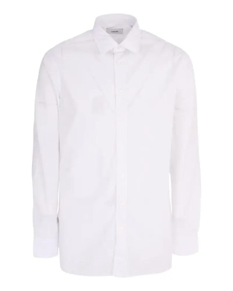 LARDINI Ausgeblichenes Hemd - Weiß Weiß