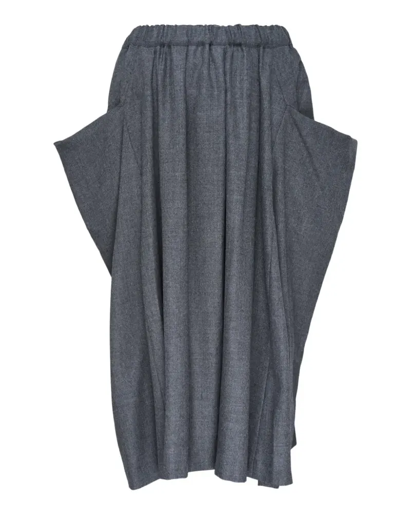 Comme des Garçons panelled elasticated-waist maxi skirt - Grau Grau