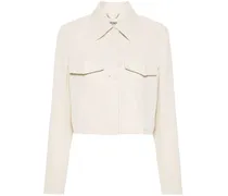 Cropped-Bomberjacke - Nude
