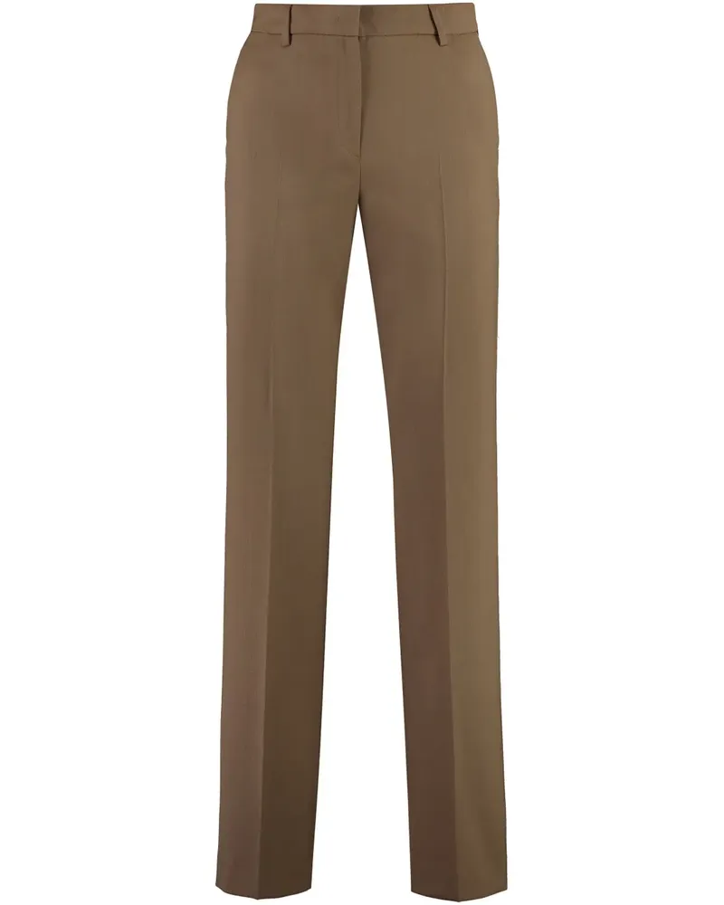 PT TORINO Pantaloni Ambra in misto lana - Braun Braun