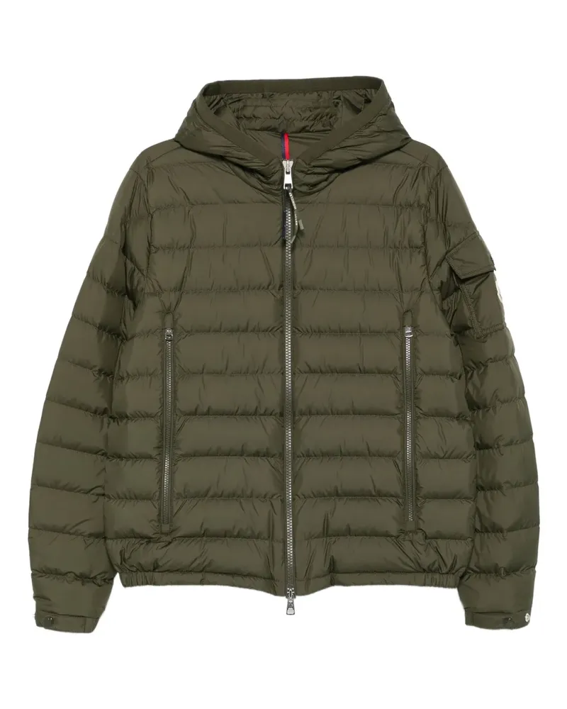 Moncler Gesteppte Galion Kapuzenjacke - Grün Grün
