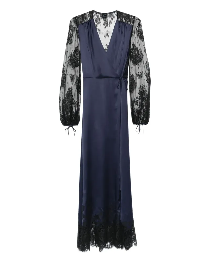Carine Gilson Nachthemd mit Spitze - Blau Blau