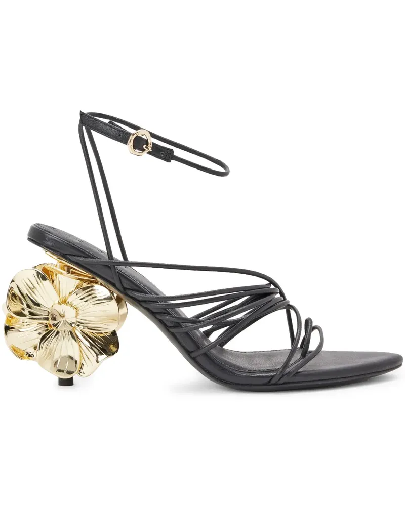 Aje. Moonstuck Bloom Sandalen 90mm - Schwarz Schwarz