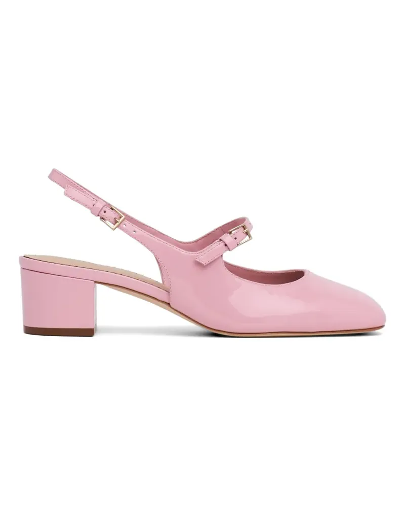 Cinq à Sept Diana slingback leather pumps - Rosa Rosa