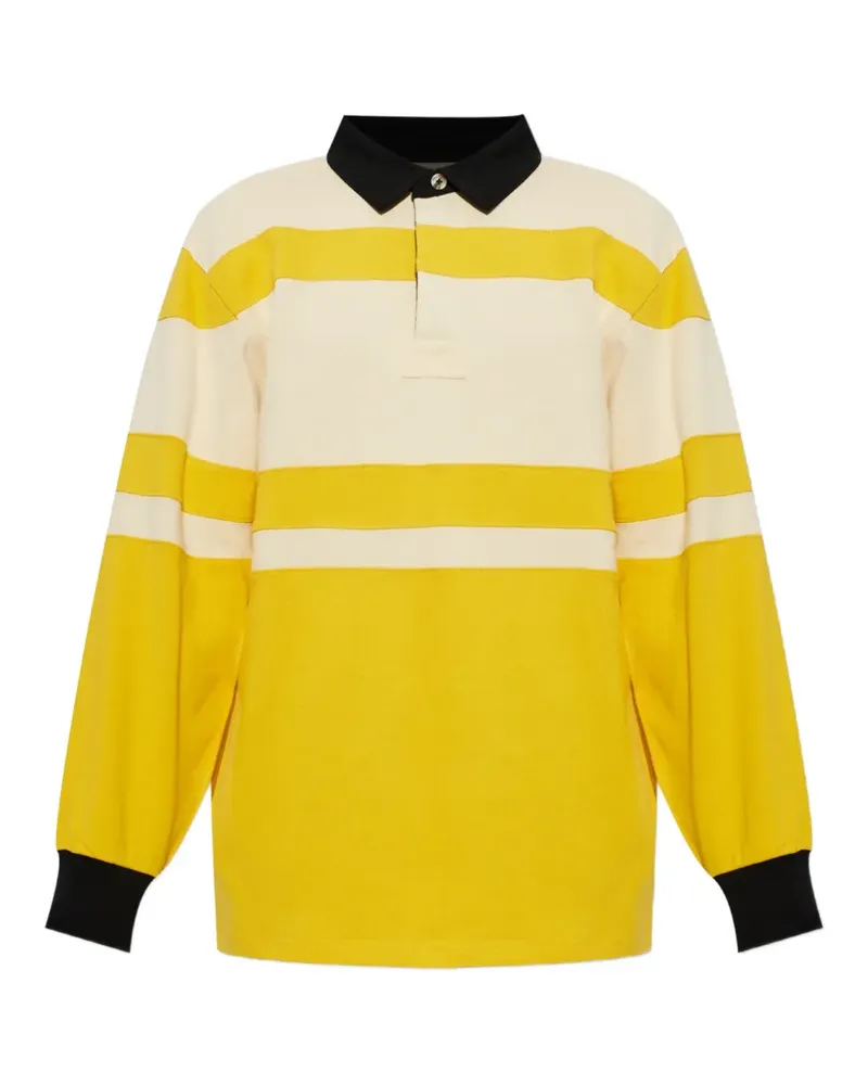 Entire Studios Gestreiftes Poloshirt - Gelb Gelb