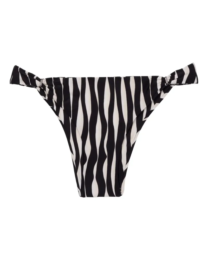 Lenny Niemeyer Bikinihöschen mit Zebra-Print - Schwarz Schwarz