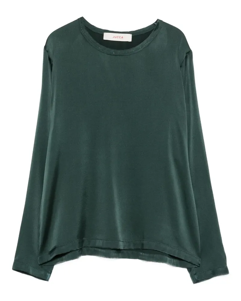 Jucca crewneck long-sleeve top - Grün Grün