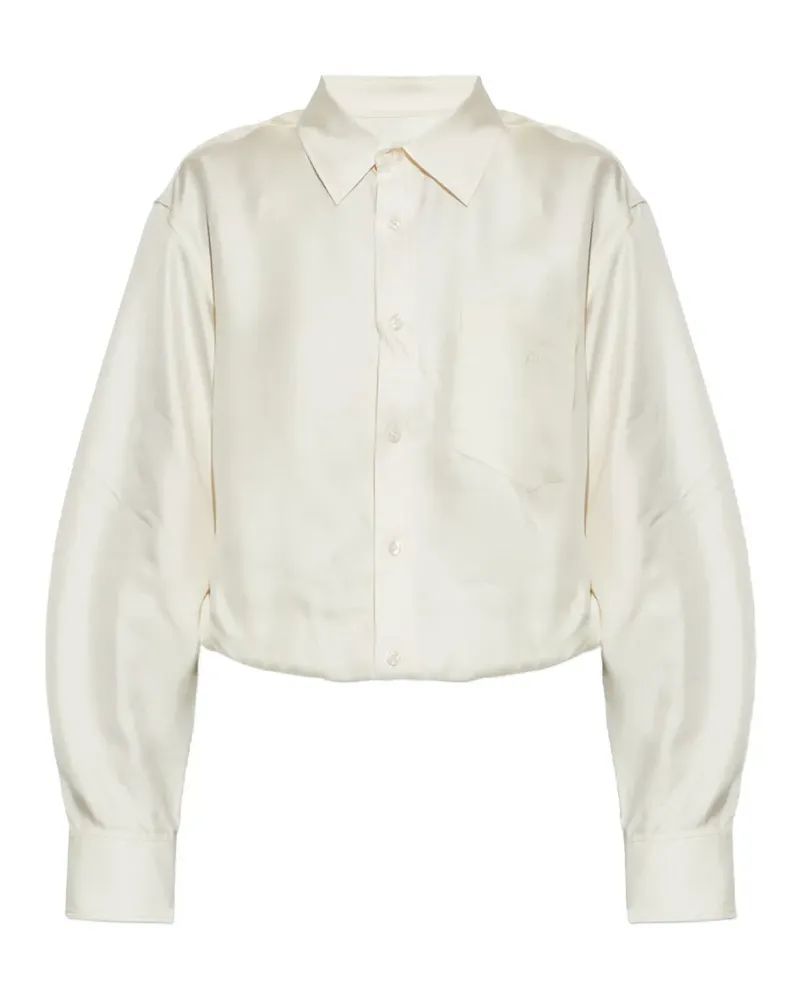 Alexander Wang silk layered cami shirt top - Nude Nude