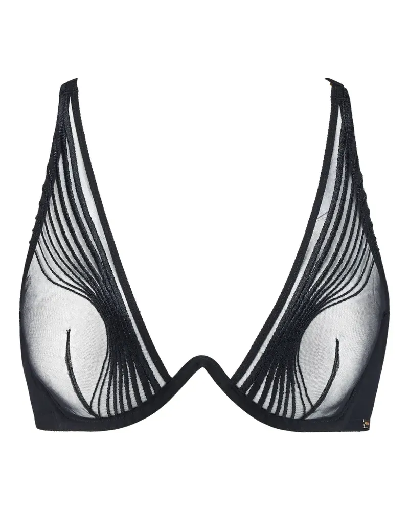 Aubade Sumptuous Waves Triangel-BH - Schwarz Schwarz