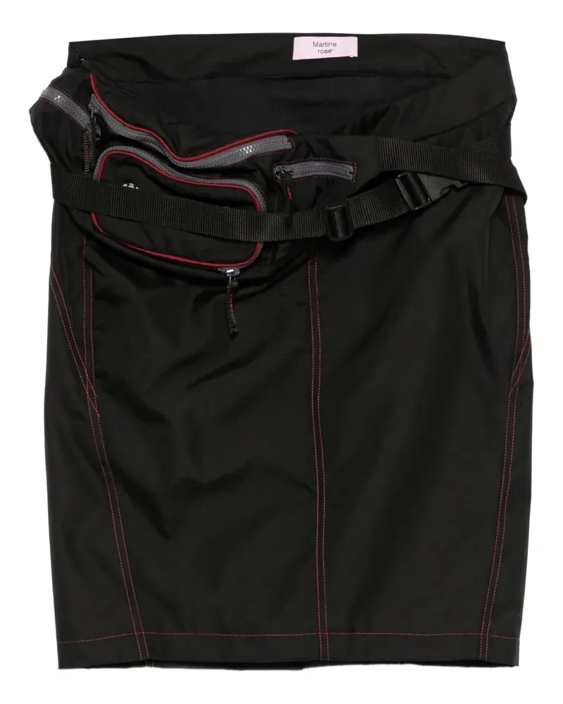 Martine Rose Rock mit Ziernaht - Schwarz Schwarz