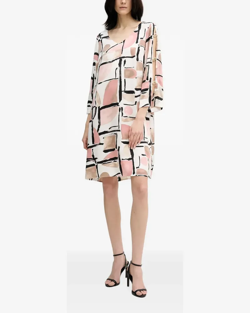 Joseph Ribkoff V-neck mini dress - Weiß Weiß