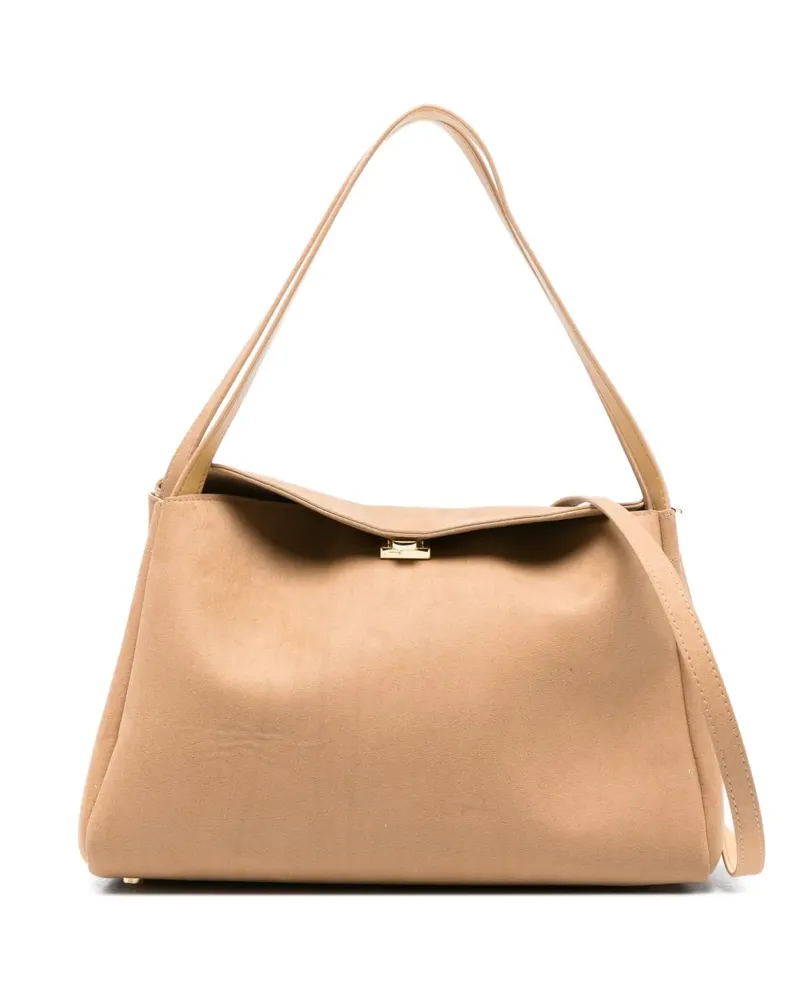 THEMOIRÈ Shopper mit Klappe - Braun Braun