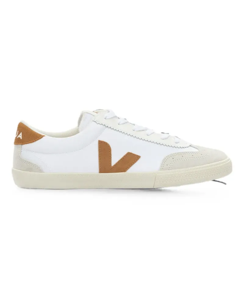 VEJA Volley Sneakers mit Logo-Patch - Weiß Weiß