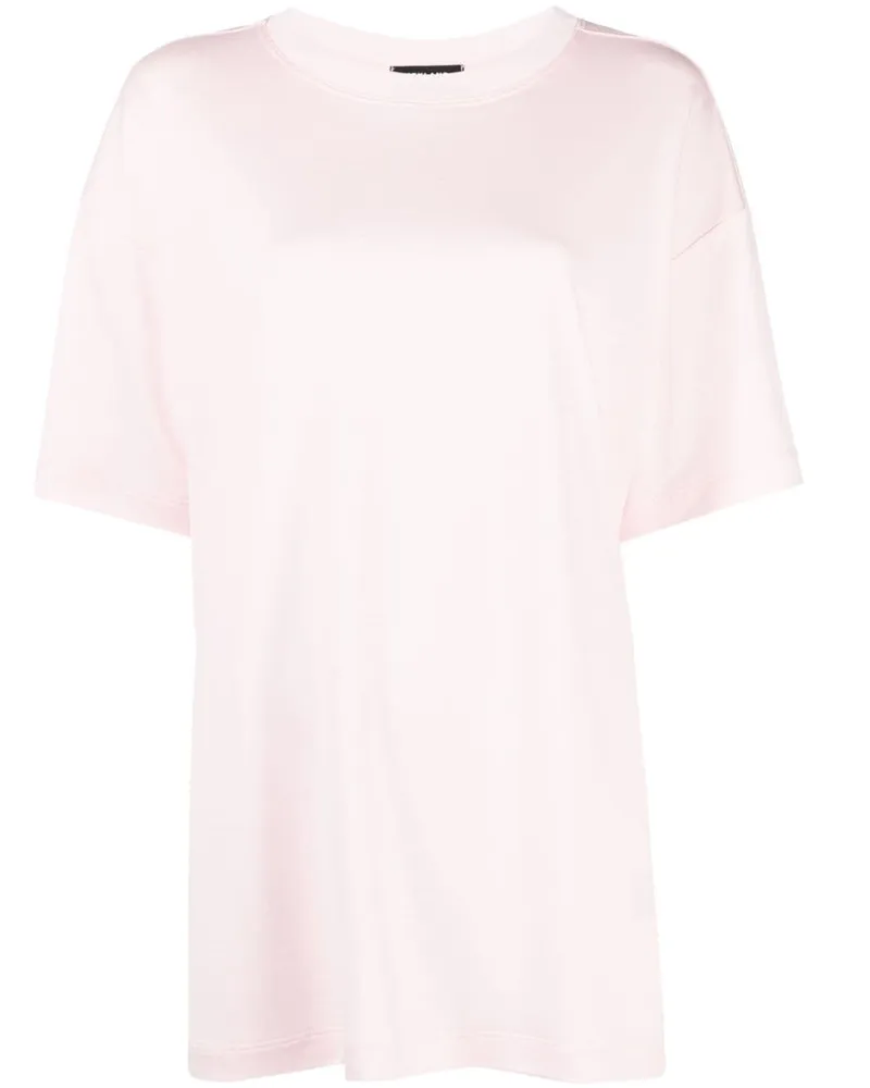 STYLAND T-Shirt mit V-Ausschnitt Rosa