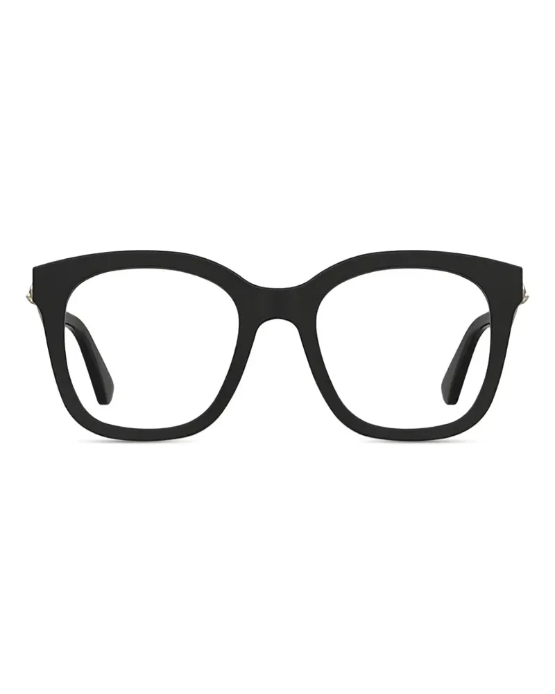 Moschino Brille mit Logo - Schwarz Schwarz