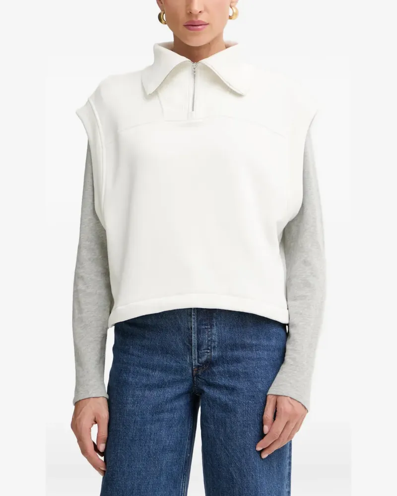 Rag & Bone Ärmelloses Poloshirt - Weiß Weiß