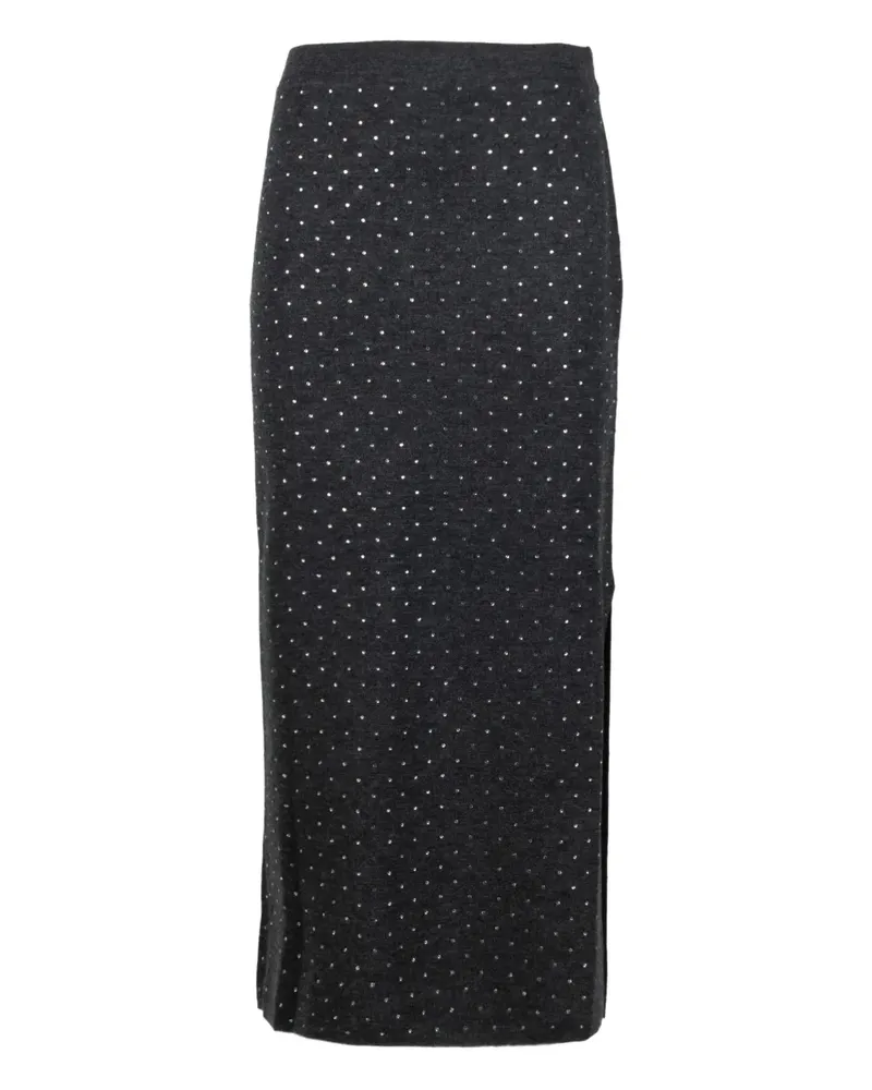 MARELLA Verzierter Midirock - Grau Grau