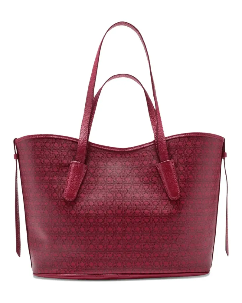 Coccinelle Mantas monogram-pattern tote bag - Rot Rot