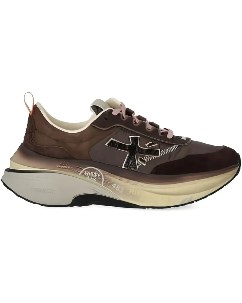Premiata Sneakers mit Applikation - Braun Braun
