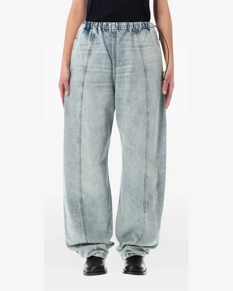 Haikure Jeans mit elastischem Bund - Blau Blau