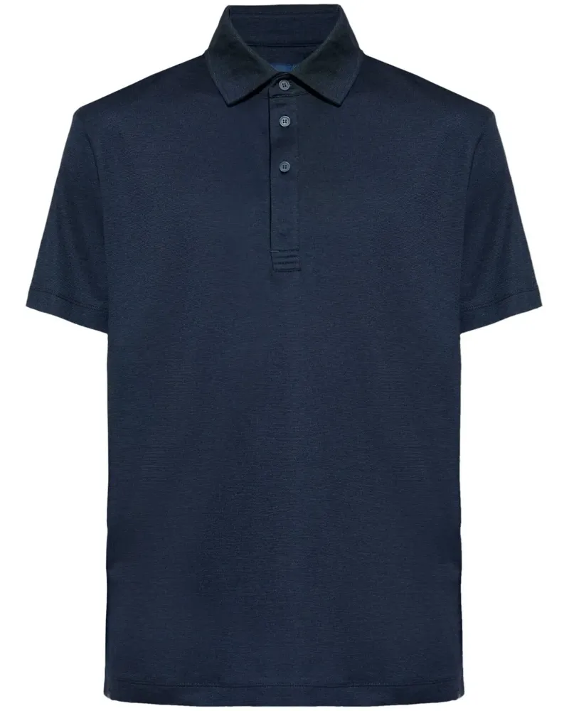 Paul & Shark Poloshirt aus Jersey - Blau Blau