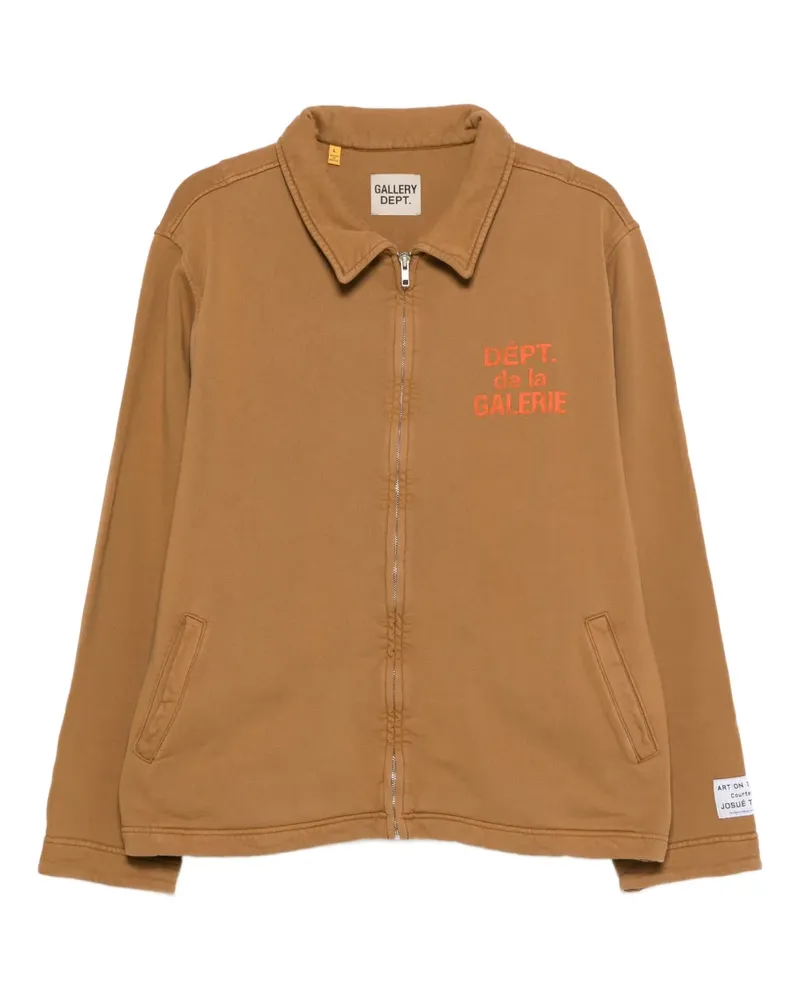 GALLERY DEPT. zip-up jacket - Braun Braun