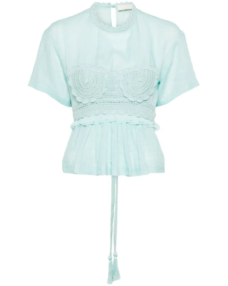 Ulla Johnson Cari Bluse - Blau Blau