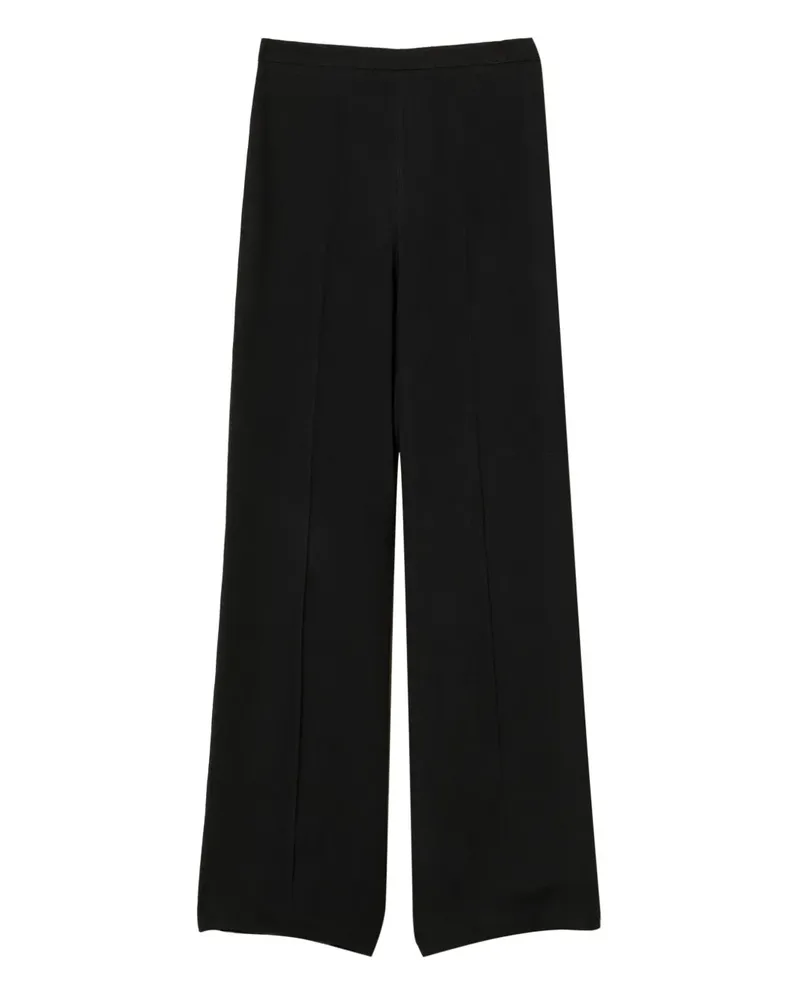 Twin-Set Ausgestellte Hose - Schwarz Schwarz