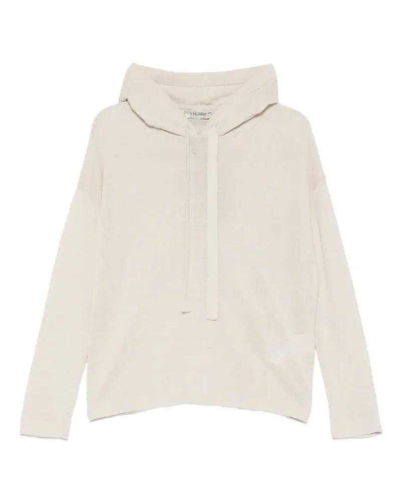 Max Mara Max Mara Farea knitted hoodie - Nude Nude